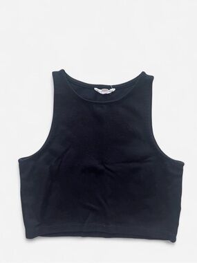 Stella Luna Black Cropped Tank Top